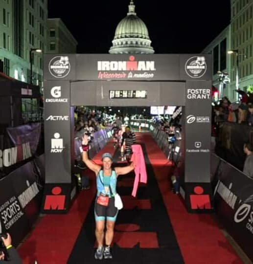 Crossing the finish line at IMWI 2019